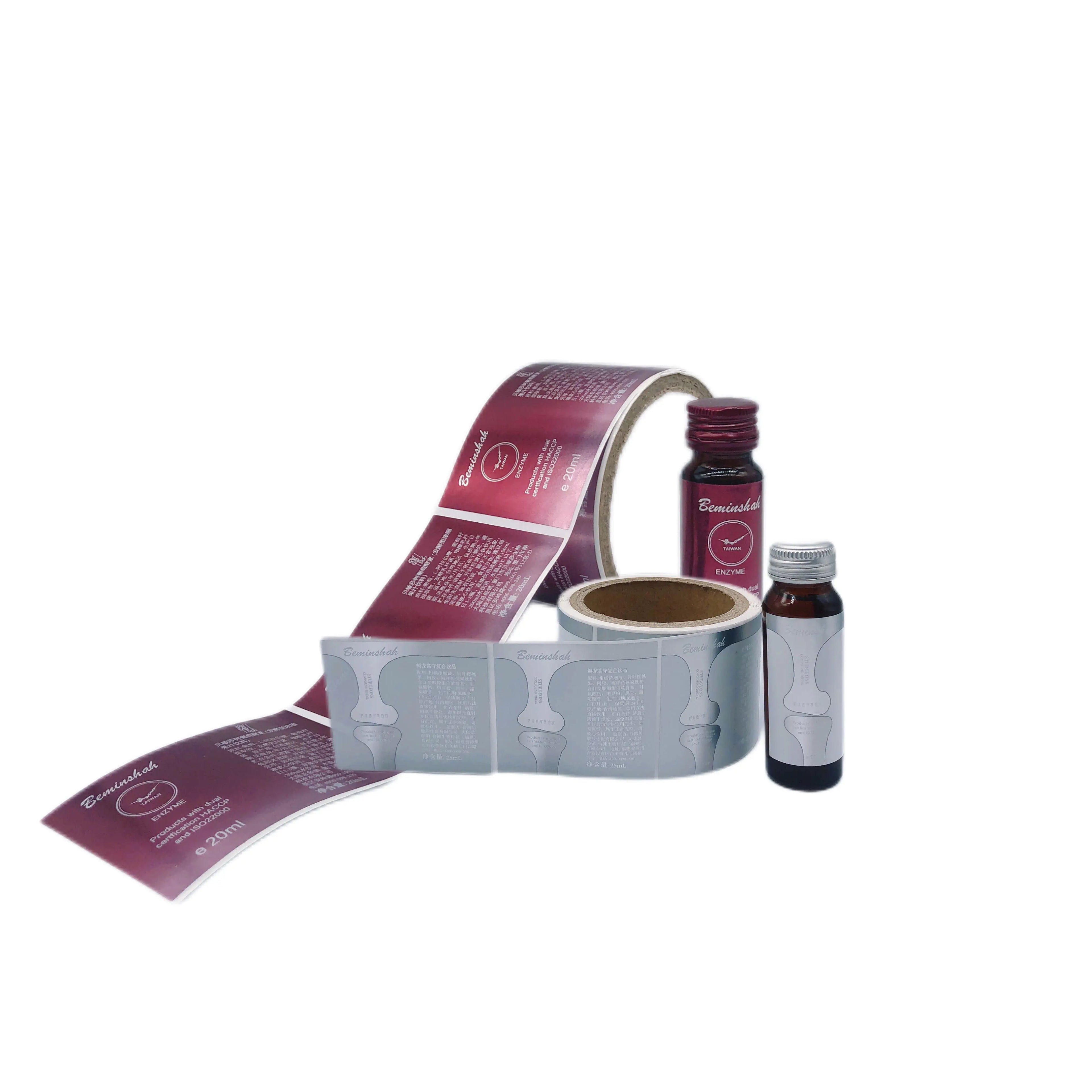 Custom Cosmetic Labeling Waterproof Oil-resistant Beauty Product Packaging Labels Personalized Skincare Labeling