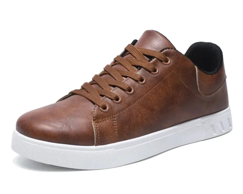 Casual Shoes Loafers British Leather Sneakers Flats Shoes Classic Men Leather Shoes Spring Summer New Trendy Designer Loafers