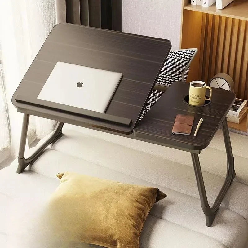 Folding Adjustable Bed Desk Small Lazy Computer Table for Student Dormitory Study Writing Notebook Desk Home Furniture