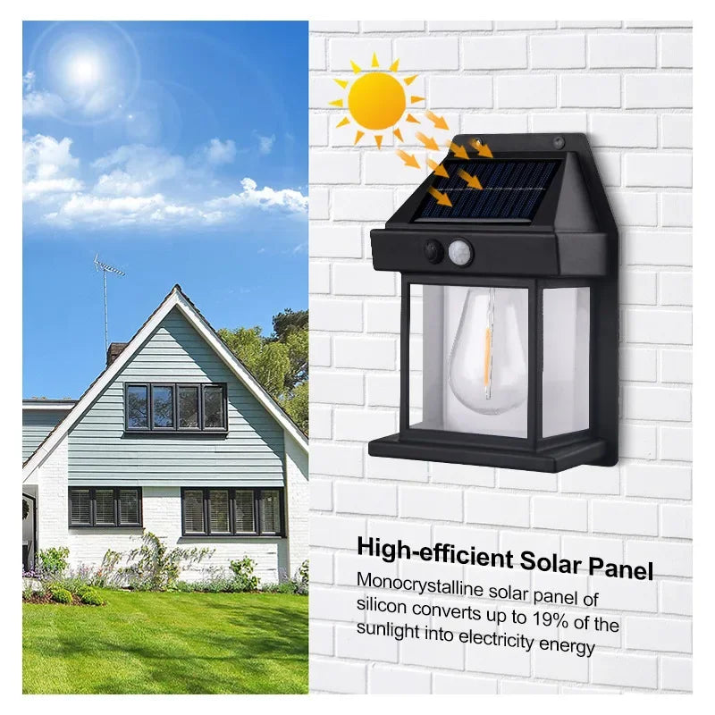 Powerful Outdoor Solar Lamp Garden Solar Powered Streetlight Outdoor Lights Waterproof Light Led Lighting External Decoration