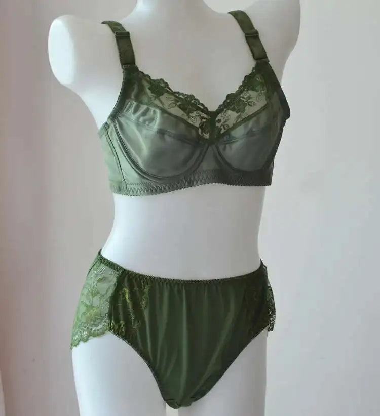 Bra And Panty Sets For Women 2020 Sexy Lingerie Bra Two Piece Set Intimates Ladies Underwear 75-110 B C D E F G H