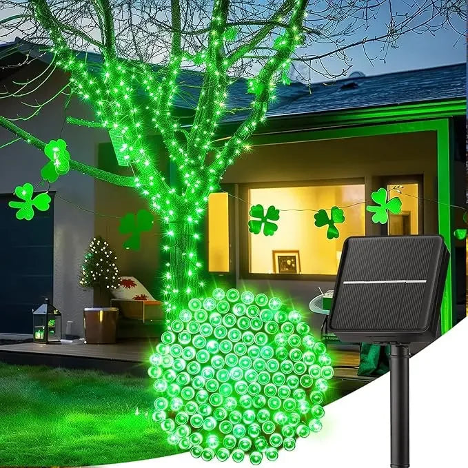 LED Solar String Lights Fairy Lights 8 Lighting Modes Waterproof Suitable for Outdoor Gardens Weddings Parties Dances