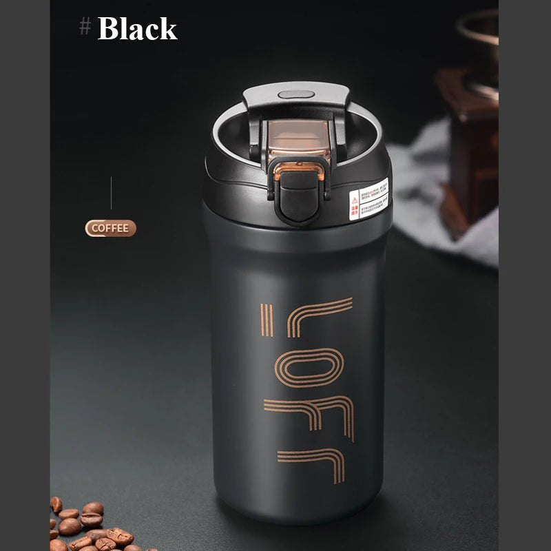Coffee thermal mug Stainless Steel Thermos Tumbler Cups Vacuum Flask thermo Water Bottle Tea Mug Thermocup commercial affairs