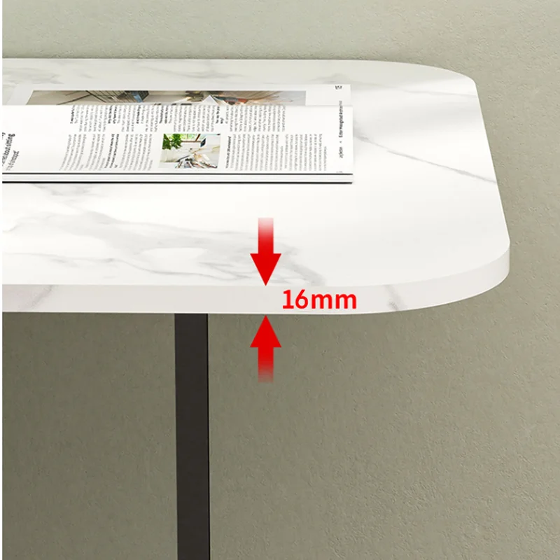 Foldable Rectangular Dining Table 100/120/140 Cm for Small Space Home And Restaurant Furniture Compact Meal Folding Table