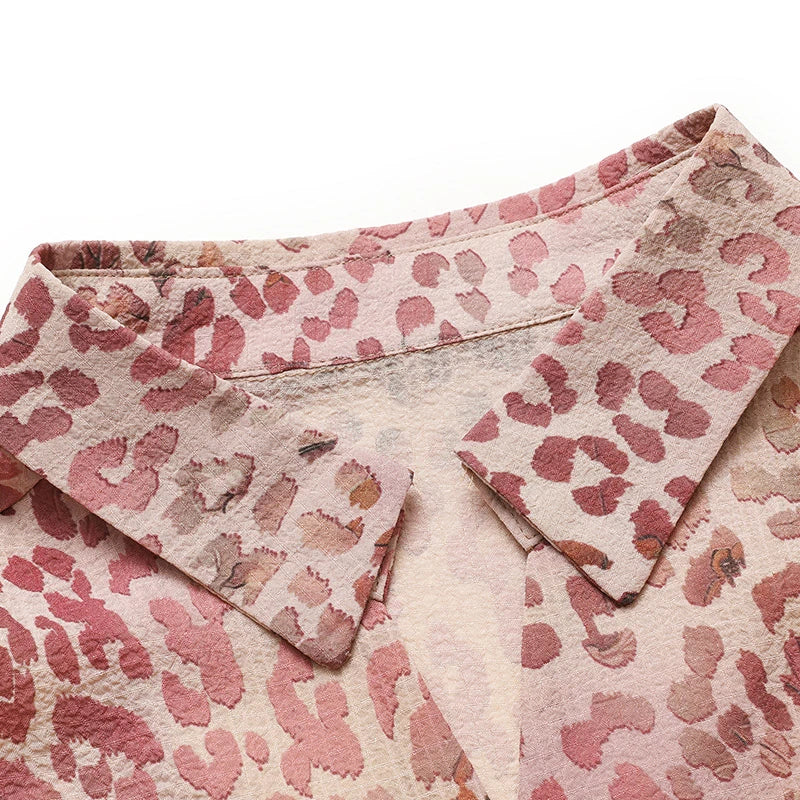 Summer Plus Size Shirt For Women's 2025 Printed Loose Top Mulberry Silk Blended Vacation Work Women's Clothing