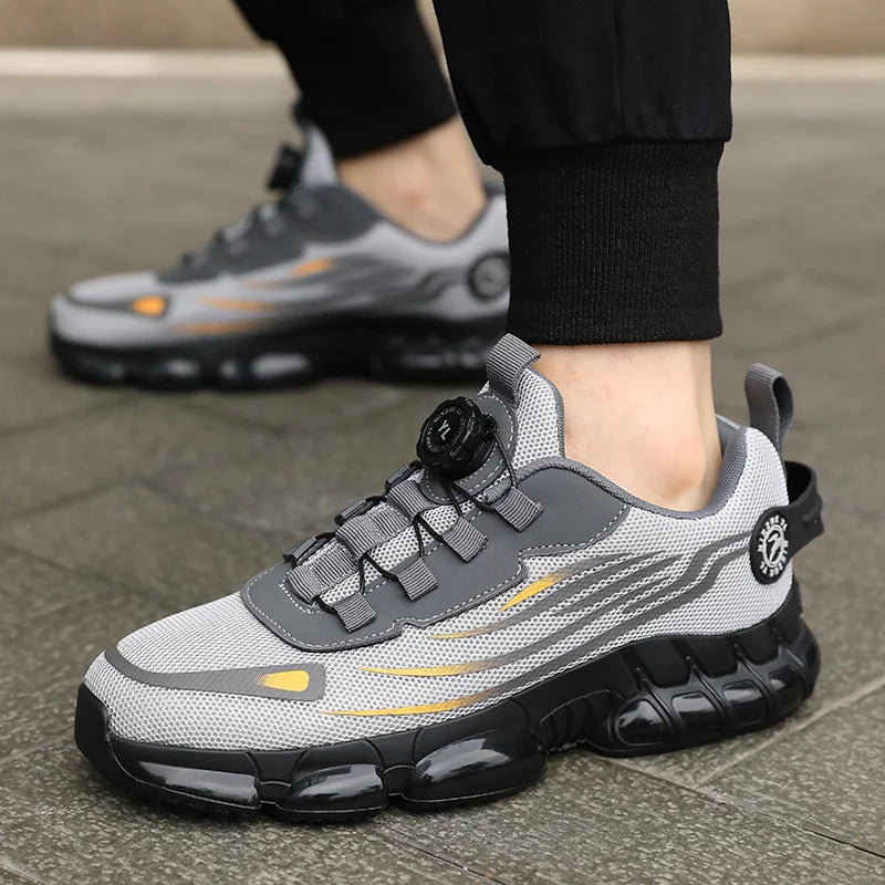 (No Steel Toe) Men's Outdoor Casual Shoes, Sneakers Suitable for Hiking, Walking, Casual Sneakers for Gifts