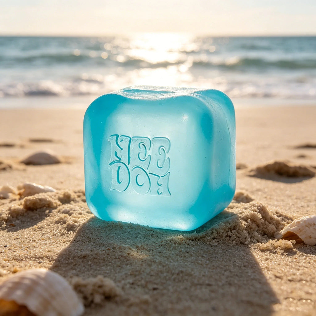 Needoh Nice Cube Fidget Sensory Cube, Stress Anxiety Relief Focus Tool Desk Toy for Adults and Kids