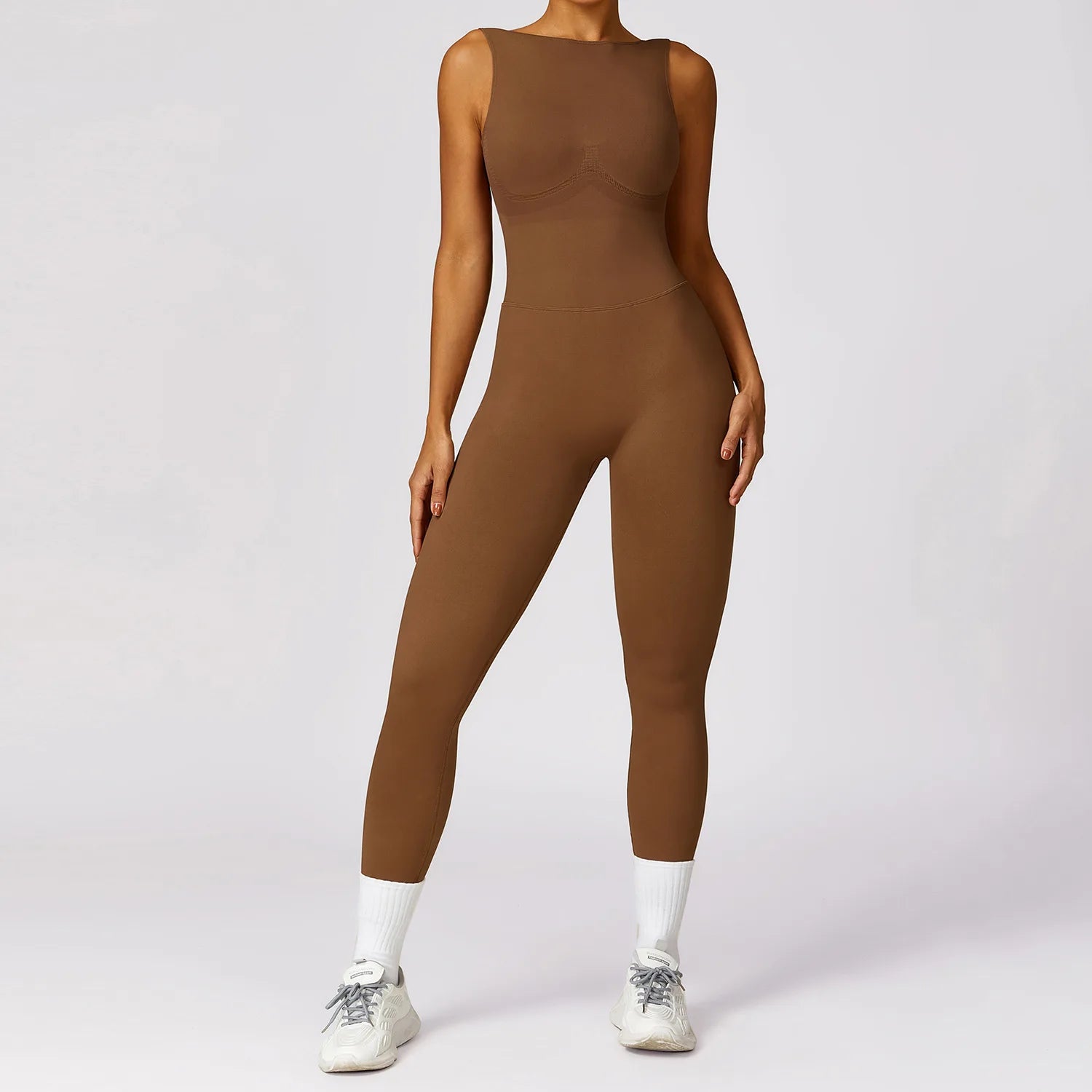Backless Scrunch Sport Jumpsuits Raises Butt Women Sexy Monkeys One Piece Yoga Clothes Seamless Gym Fitness Dance Overalls Black