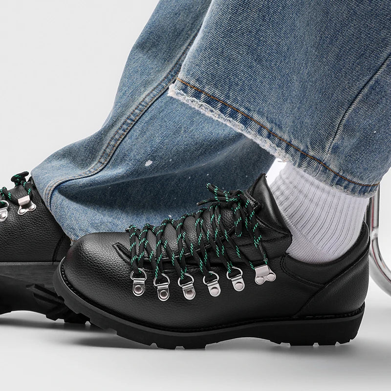 Men's Fashion Leather Shoes Classic luxury designer style Work Office Outdoor Hot selling trendy young shoes Handsome New