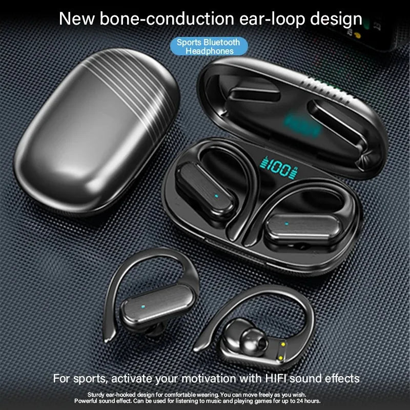 The wireless Bluetooth headset A520 features high-quality and high-definition sound, and it also has a sweat-proof touch light.