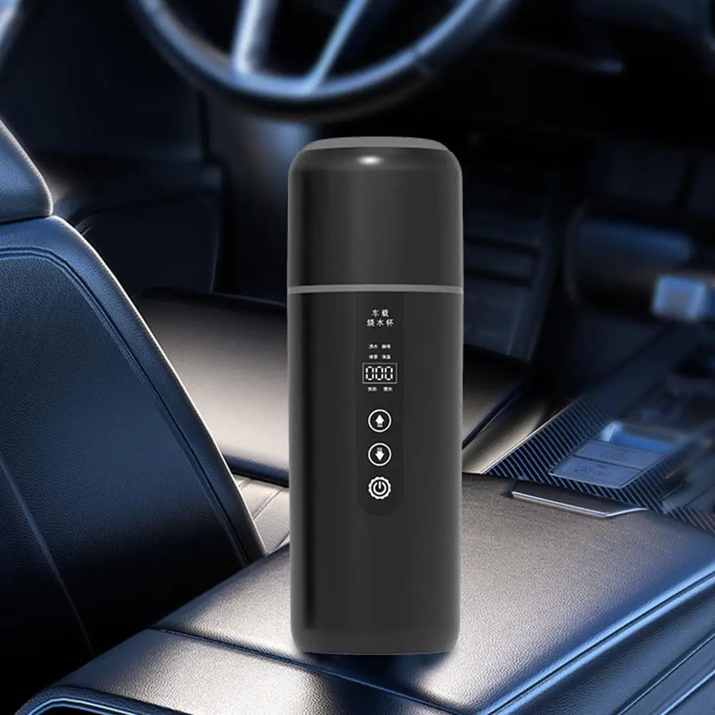 12V 24V Car Heating Cup 500Ml Electric Kettle Water Heater Boiling Mug Boiler Thermostatic Tumbler Termos Thermos Thermal Mug