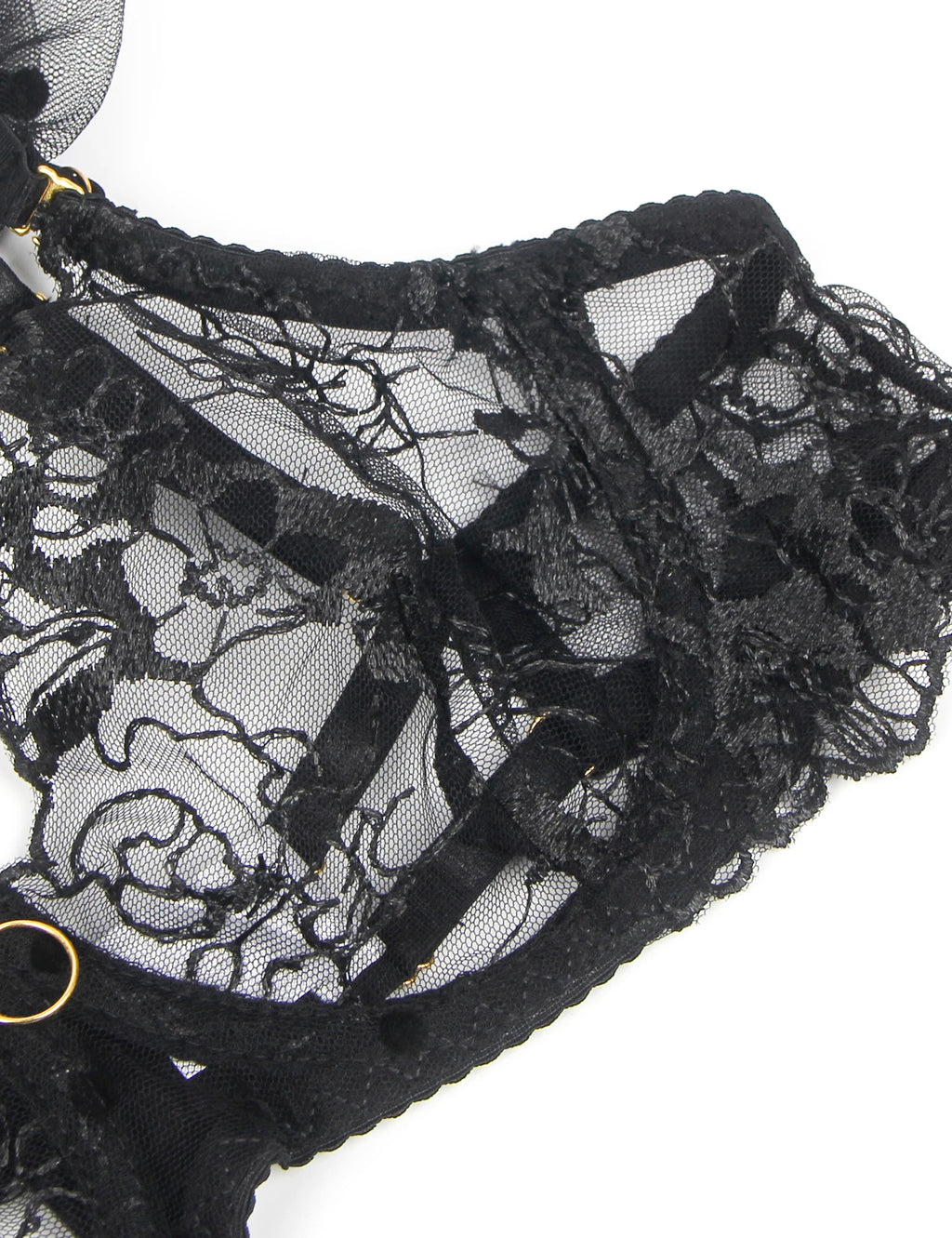 Bra Panty Set White Sexy Embroidery Lace Garter Belts Panties Leg Rings Erotic 2 piece Lingerie Set + Underwire Female Underwear