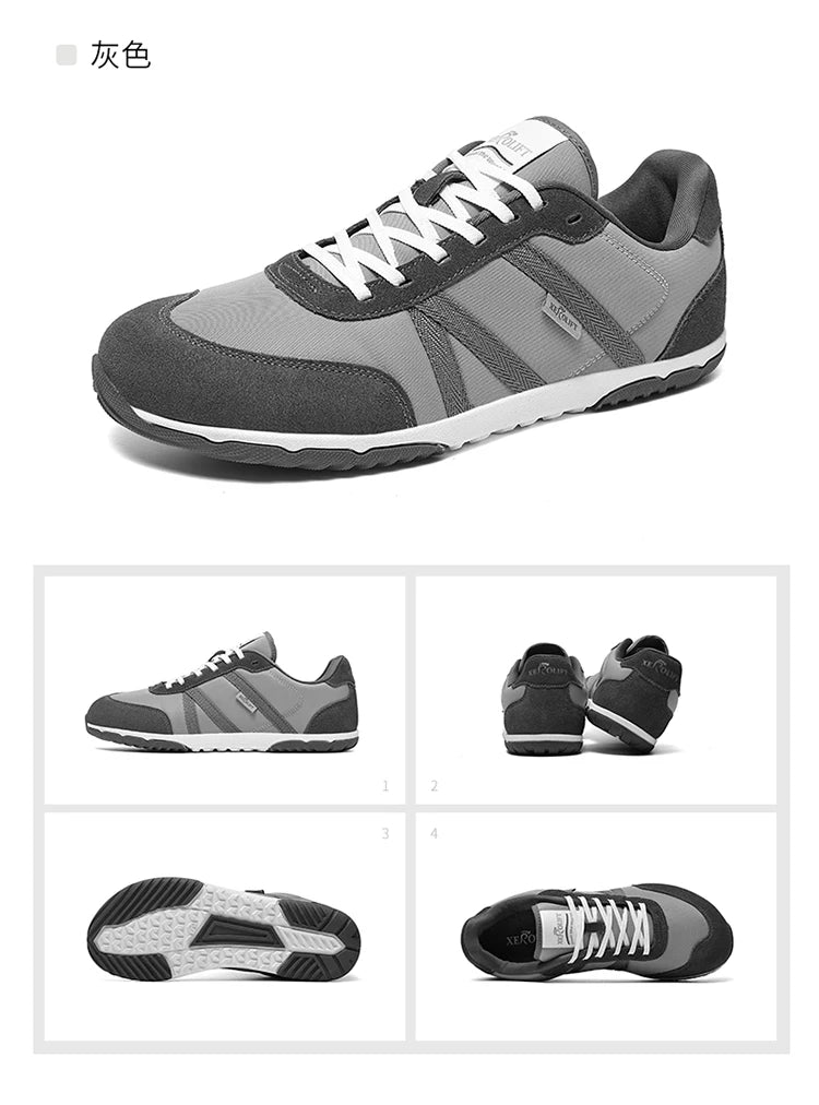 Men Spring and Autumn Oversized Wide Toe Shoes Barefoot Casual Shoes Popular Flat Sneaker Outdoor hiking driving Footwear