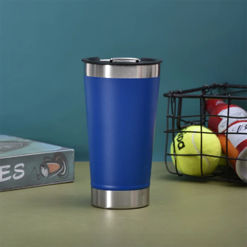437ml Beer Cups Thermal Cup With Bottle Opener Lid Stainless Steel Thermos Bottle For Tea Thermal Cups For Cold Beer Thermoses