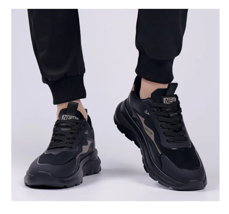 Men's shoes 2026 new trendy soft soled casual shoes for spring and summer, breathable and comfortable running sports shoes