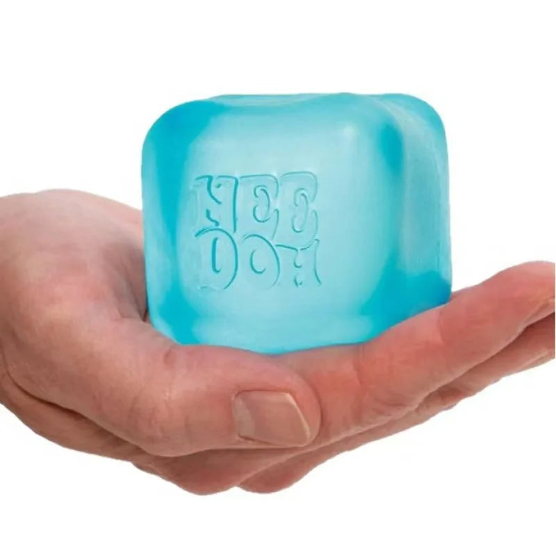Needoh Nice Cube Squishy Fidget Toy Sensory Stress Relief Anxiety Relief Focus Decompress Relax Squeeze Desk Toy for Adults Kids