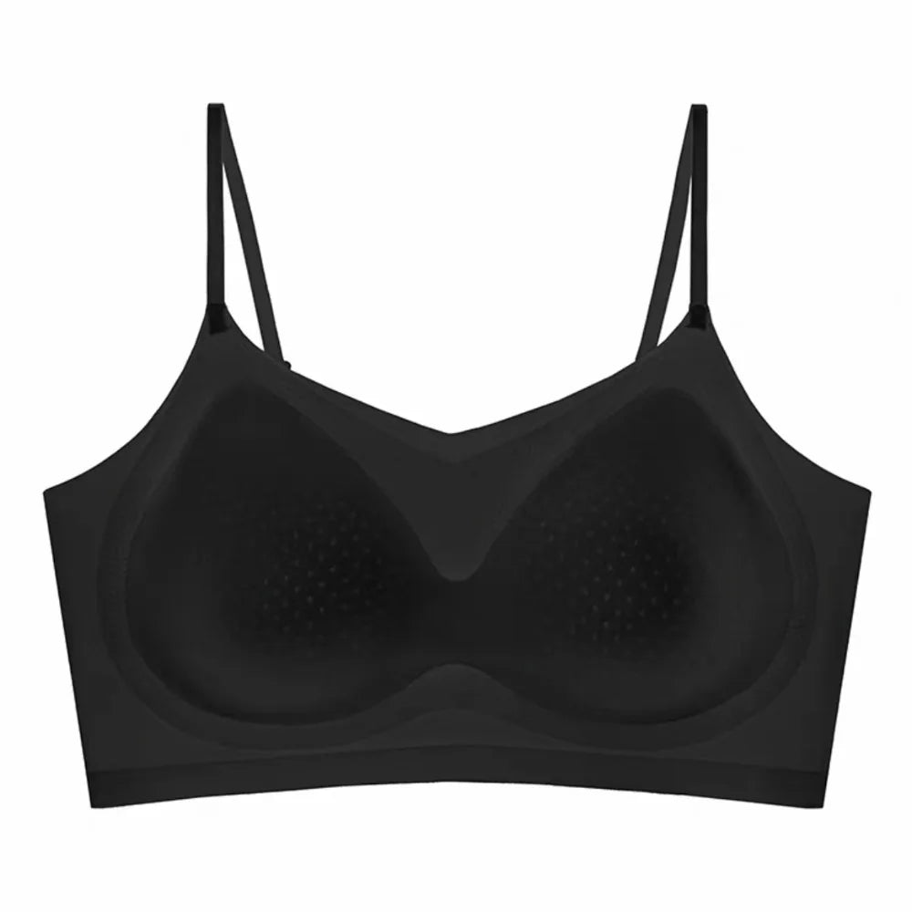 Lingerie Close-fitting Seamless Bra Shockproof Beautiful Back Brassiere for Women Anti-sagging Wireless Deep V Bra Girls