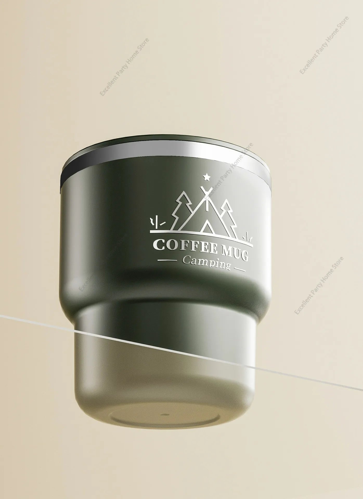400ML Stainless Steel Thermal Cup Office Coffee Mug Double Layer Insulated Water Cup Portable Keeps Cold and Heat Thermal Mug