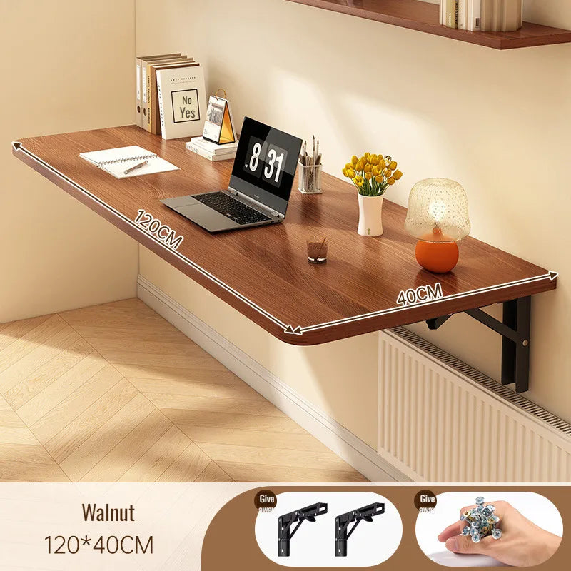 Household Wall Mounted Foldable Desk Waterproof and Anti Fouling Panel Multi Functional Suspended Wall Table