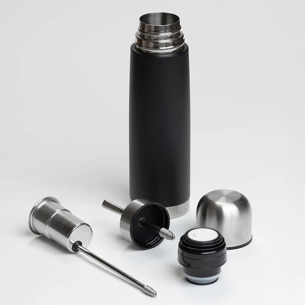 2-in-1 Thermal Mate Cup with Built-in Bombilla, Yerba Mate Thermos all in one 2026 NEW Self-Serving Stainless Steel Mate Bottle