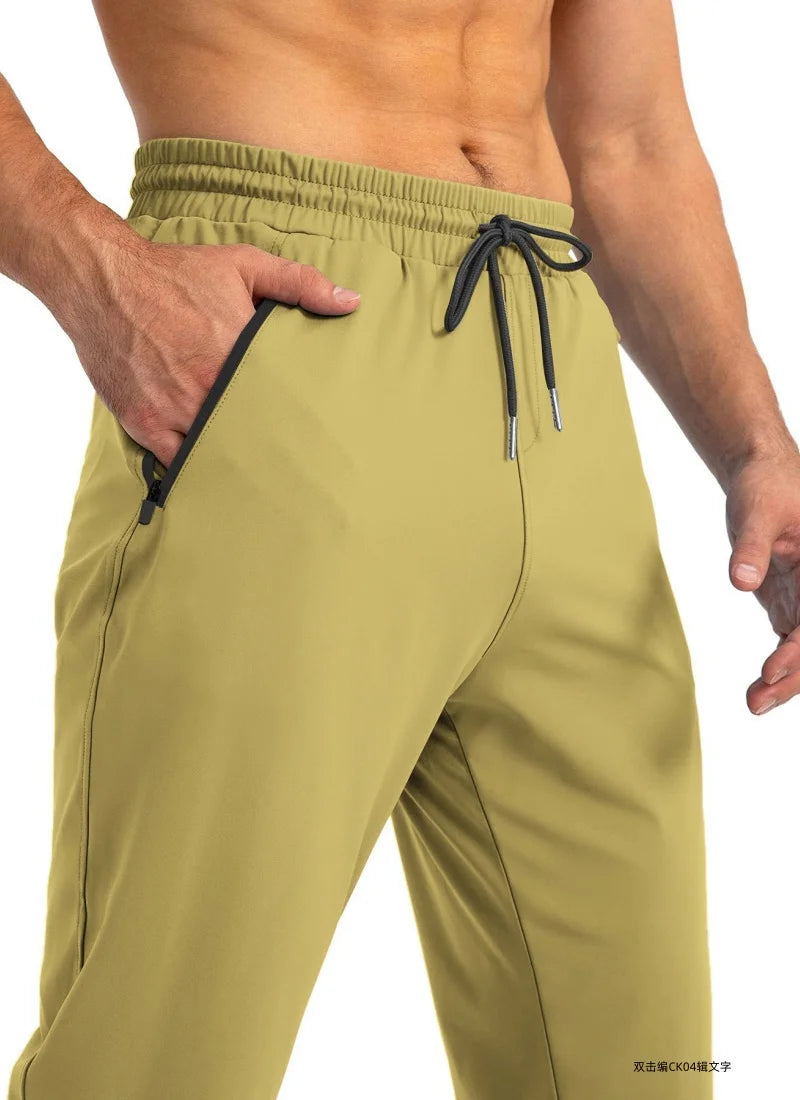 Jogging Sport Pants Sportswear Training Tracksuit Elastic Joggers Workout Athletic Trousers Gym Fitness Running Sweatpants Men