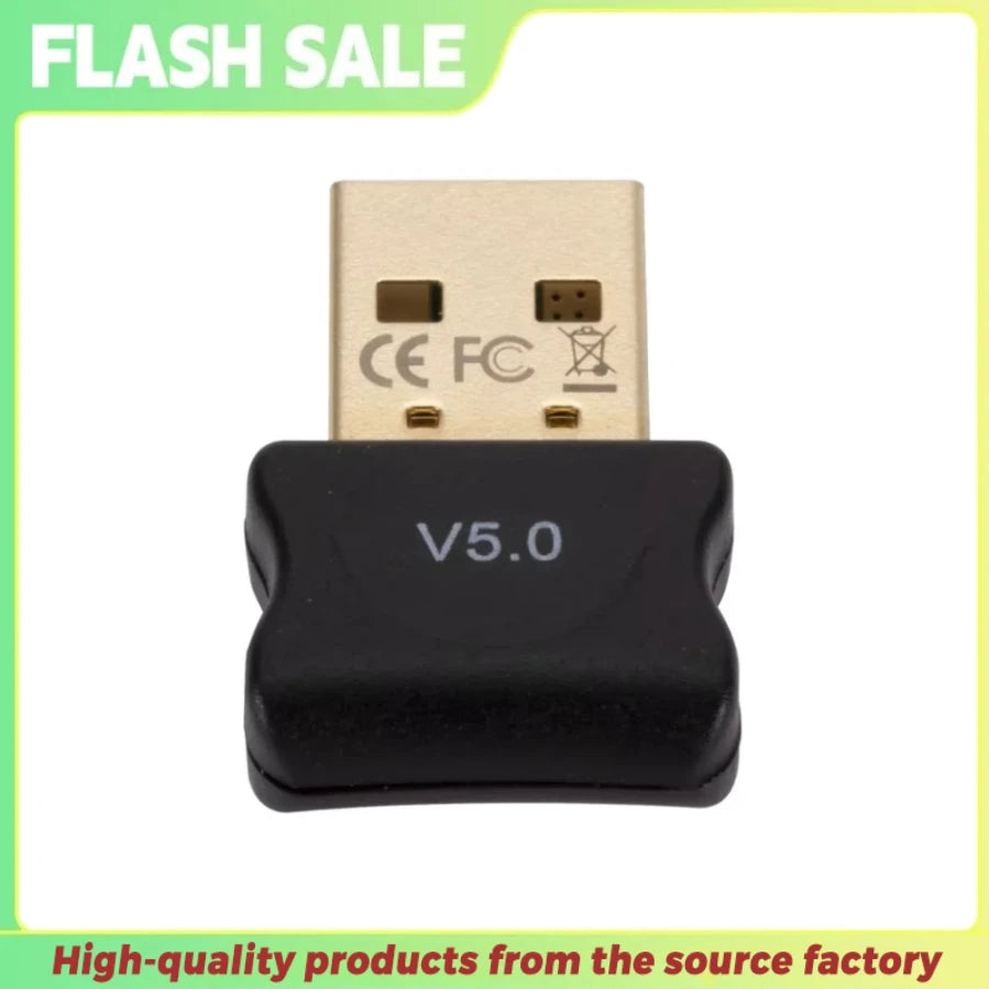 BGGQGG USB Bluetooth 5.0 Adapter Wireless Bluetooth 5.0 Receiver Dongle Transmitter Bluetooth USB Adapter For Computer PC Laptop