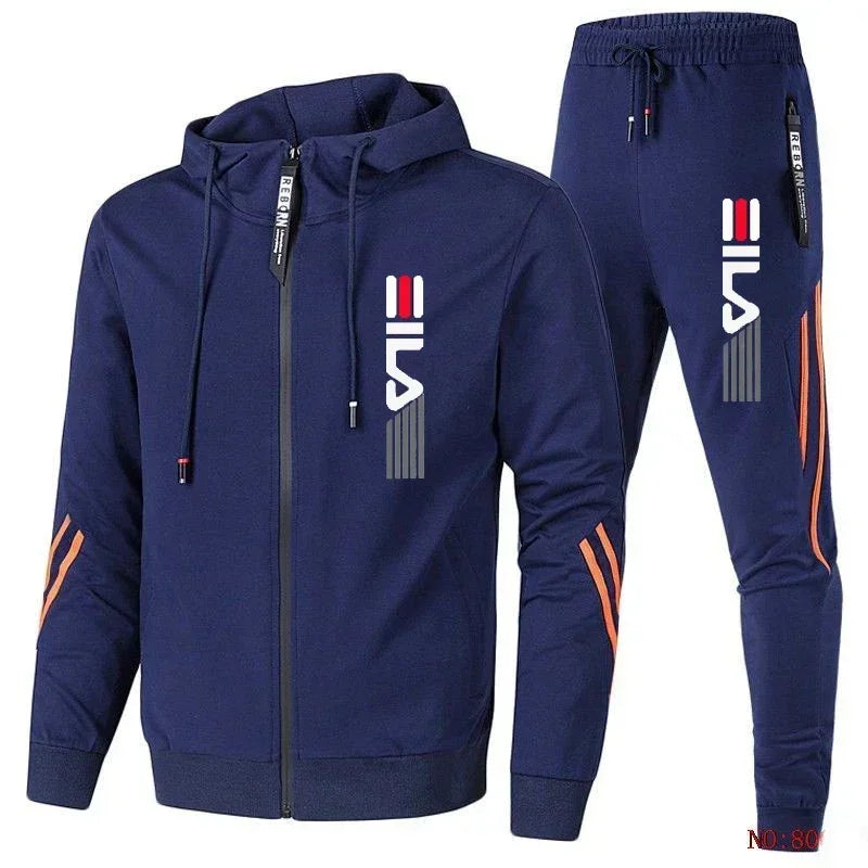 Men's Sportswear Set for Spring and Autumn 2026: Casual Sports Jacket + Sports Pants, Jogging Fashion and Stylish Sports Suit