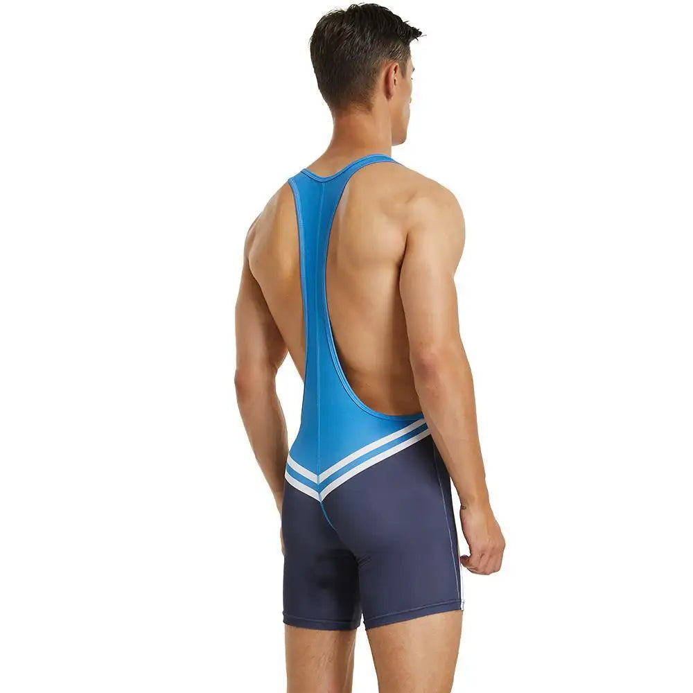 SEOBEAN Mens Undershirts Bodysuit Wrestling Singlet Fitness Workout One-piece Vest Bodywear Underwear Bodybuilding Jumpsuit