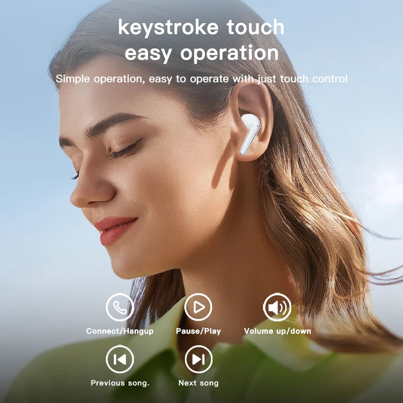Wireless Bluetooth Translation Headphones with Touch Screen ANC ENC Noise Cancellation 164 Languages Translator Lifetime Free