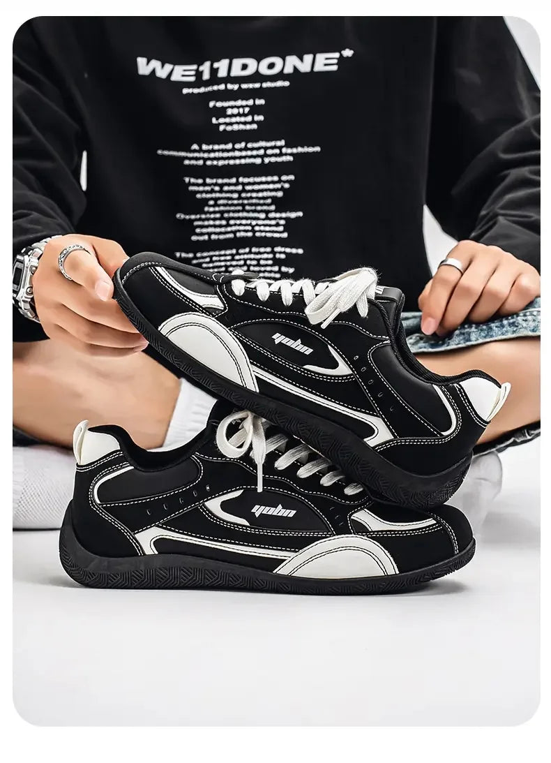 Shoes Man 2026 Trend Casual Sneakers Comfortable Lace Up Flats Tennis Shoe Breathable Walking Jogging Shoe