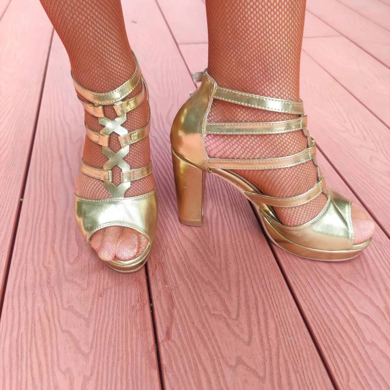 Women's Practice Dance Shoes 7cm High Heel Latin Salsa Ballroom Dance Shoes Girls Samba Club Dancing Shoes Women Wedding Party