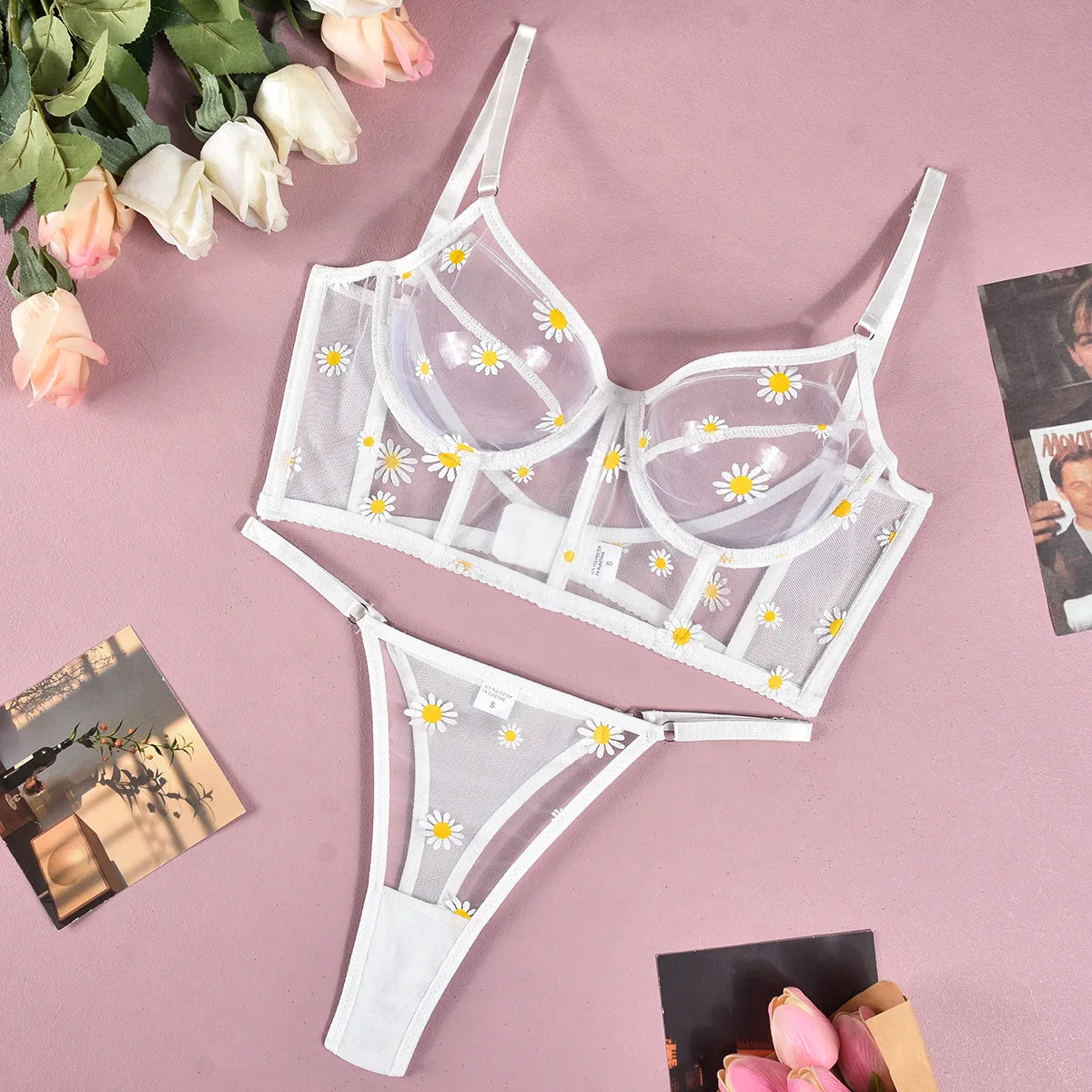 Lingeries Sexy Lingerie Super Hot Woman Clothes Sexy Female Underwear for Women Without Censorship G-string Blue Women's Set Vs