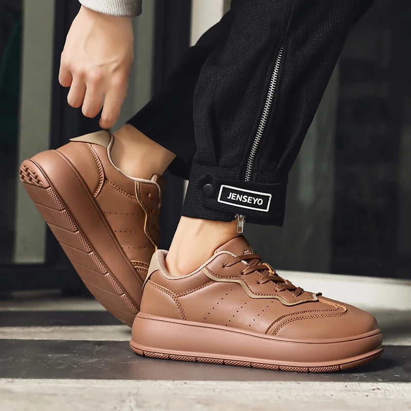Outdoor Barefoot Shoes for Men Minimalist Comfortable Zero Soles Wide Toe Walking Shoes Platform Casual Sneakers Board Footwear