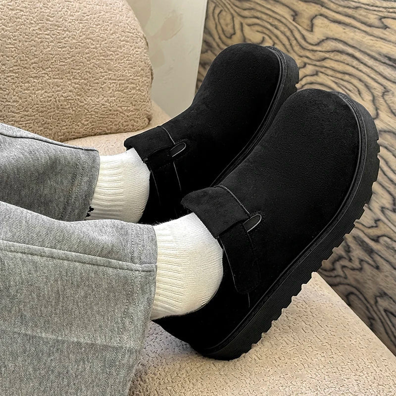 Spring and Autumn Men's Derby Shoes‌ – New Design, Height-Increasing, Stylish, Comfortable for Walking, Casual Flat-Toe Loafers