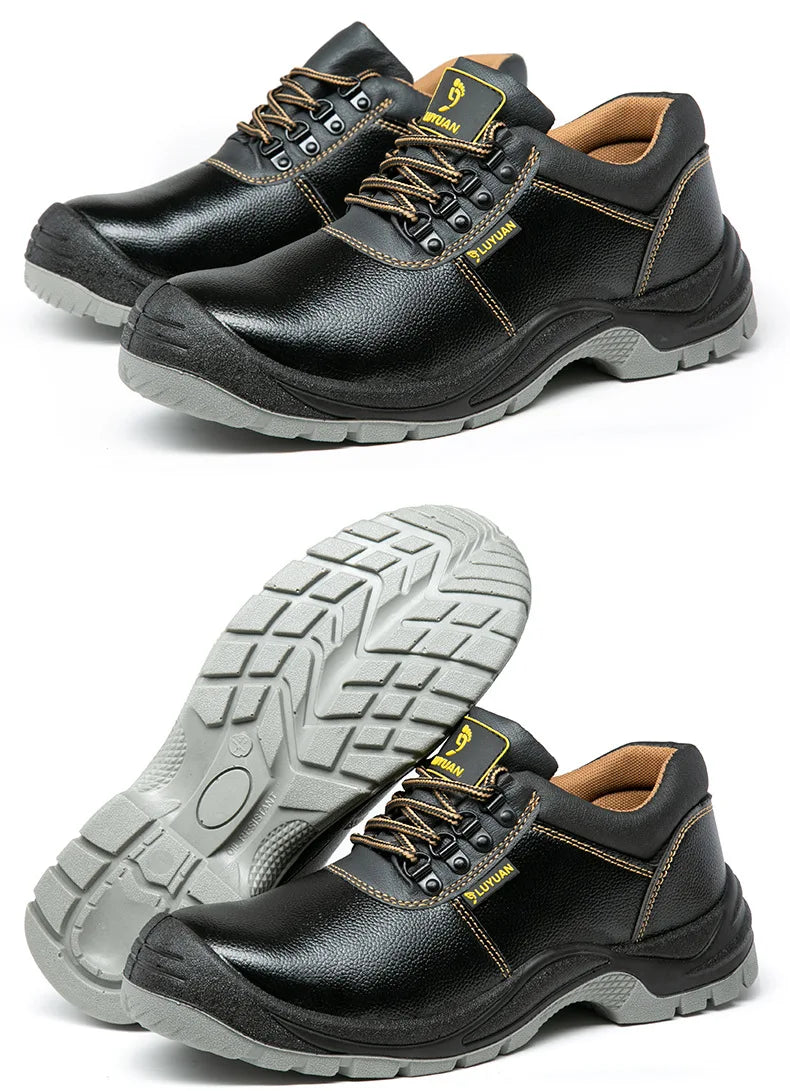 Steel Toe Shoes for Men Women Lightweight Anti-smash Steel Toe Sneakers Indestructible Work Boots Construction Safety Shoes