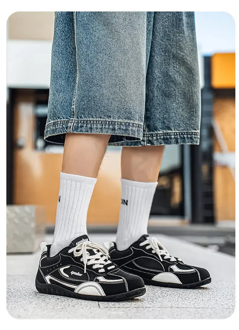 Shoes Man 2026 Trend Casual Sneakers Comfortable Lace Up Flats Tennis Shoe Breathable Walking Jogging Shoe