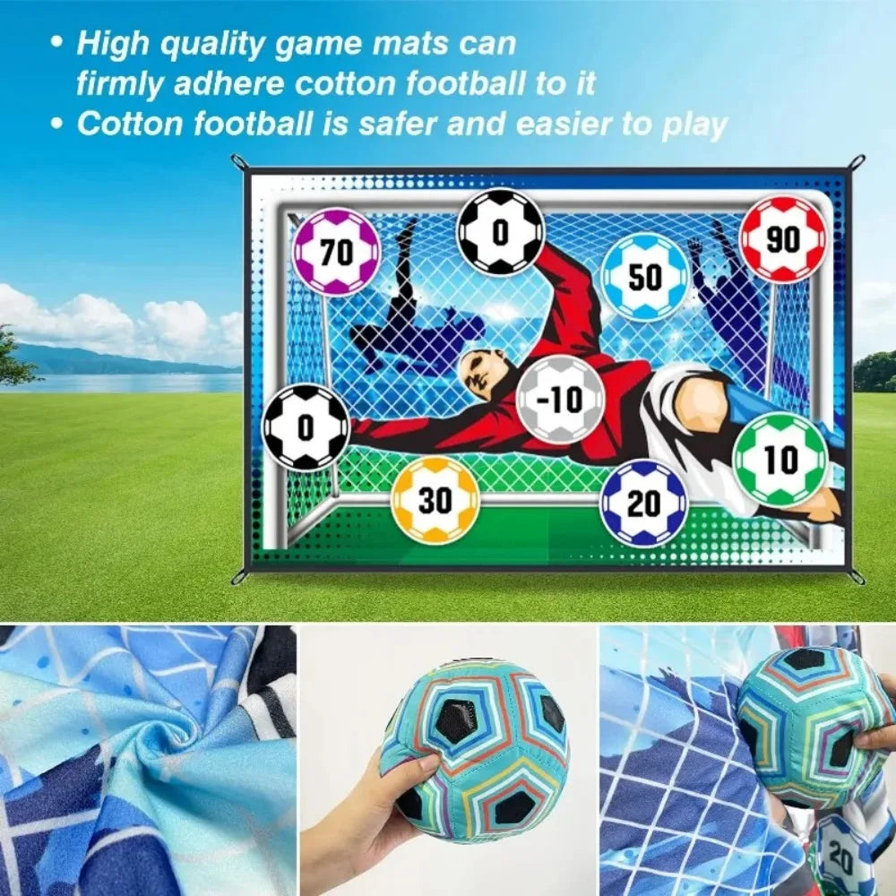 Soccer Game Mat Set Outdoor Indoor Soccer Toys Multiplayer Competitive Soccer Games Children Football Training Boy Gifts