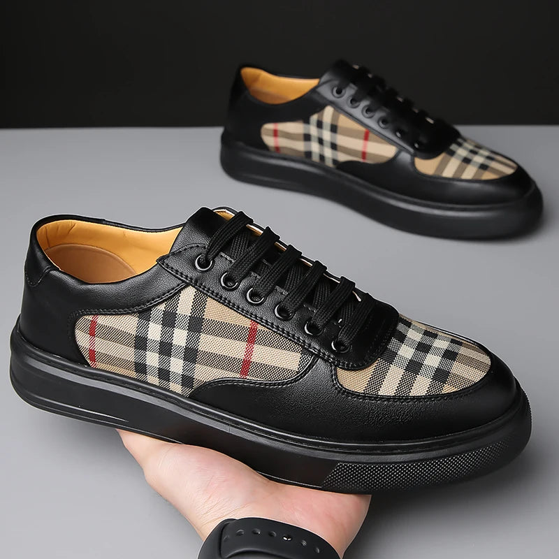Men's White Shoes, Couple Casual Skate Shoes, Comfortable Sports Shoes, Light Walking Women's Tennis Shoes for 2025