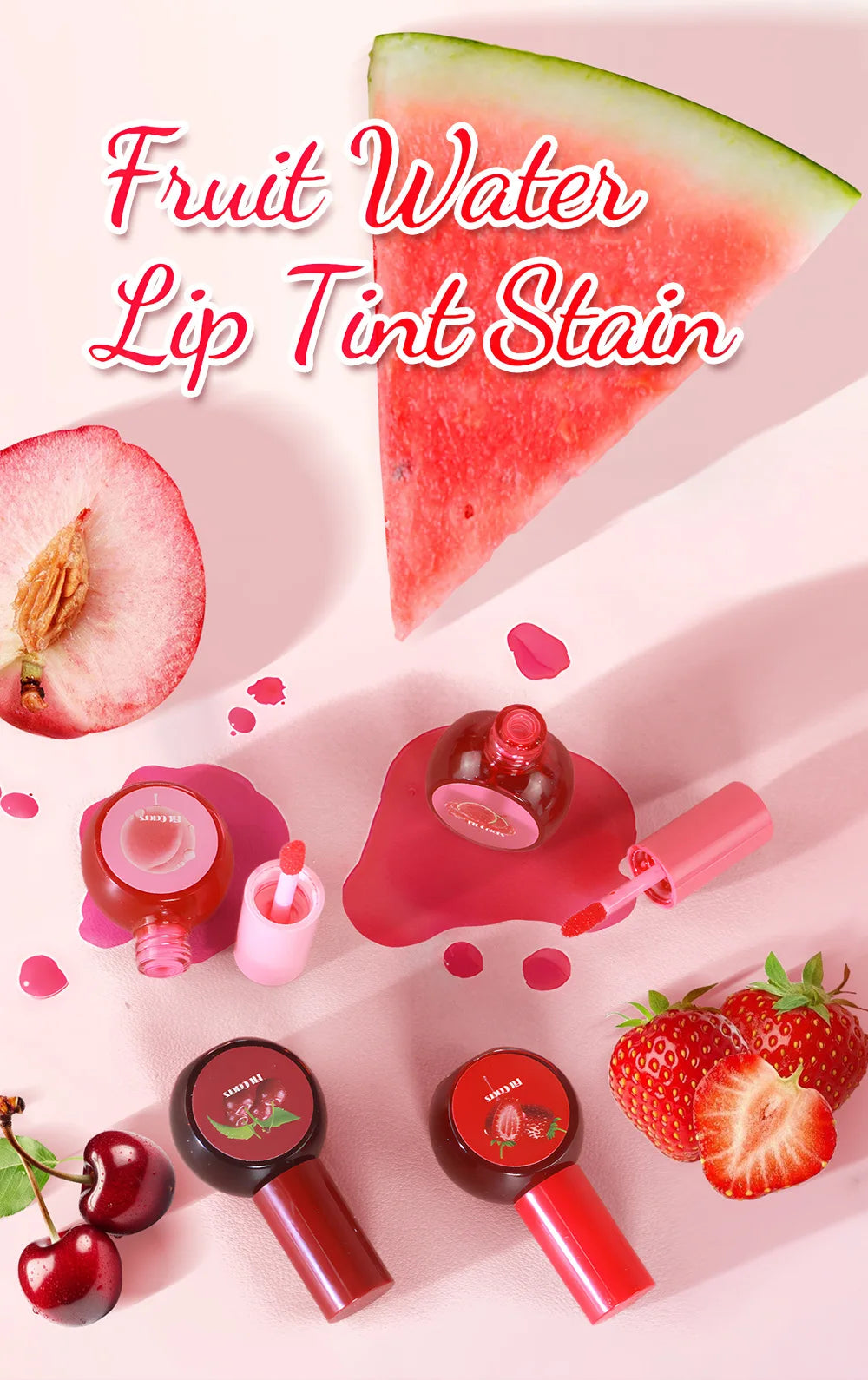 Water Based Blush Lip Stain Matte Liquid Tint For Face Contouring Long Lasting Eyeshadow And Lipgloss Makeup