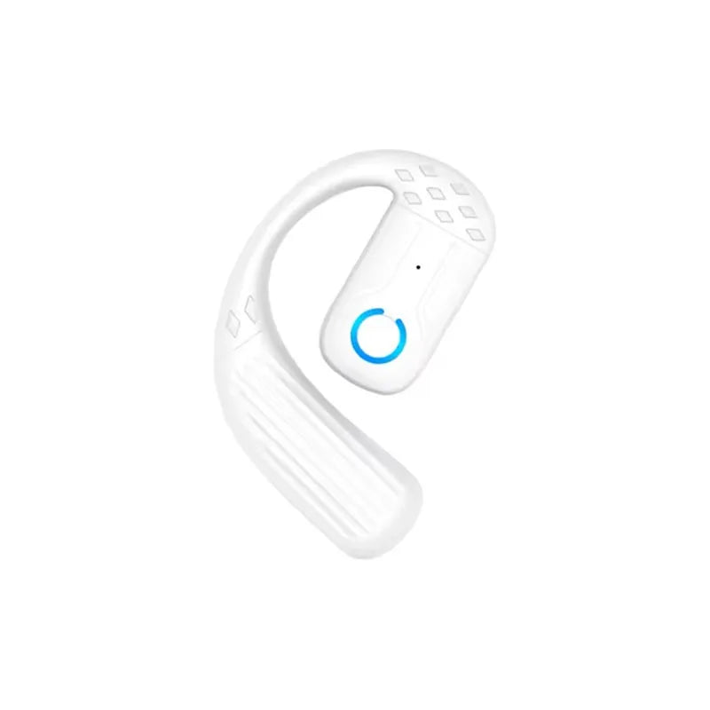 Bluetooth 5.2 Business Earphone Wireless Single Headphone with Mic Mini Ear Hook HiFi Stereo Music Earbud for Cellphone Car Call