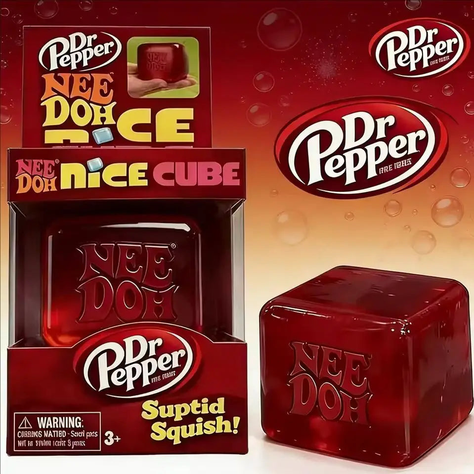 Hot Needoh Nice Cube Sensory Stress Reliever Fidget Tool for Anxiety & Focus Desk Sensory Cube for Adults & Kids