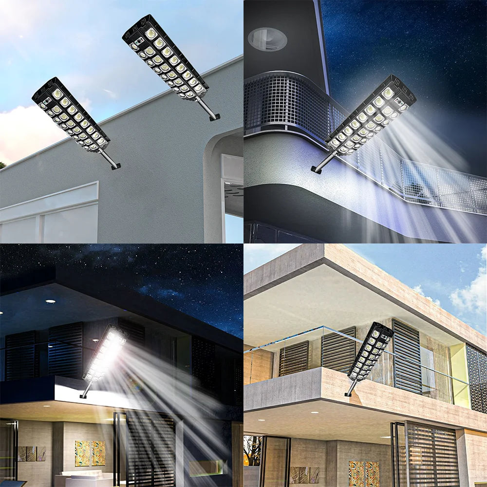 28000W Ultra Powerful Solar Light Outdoor Super Bright Solar Street Lamp Dusk to Dawn Security Flood Light Remote Control Garden