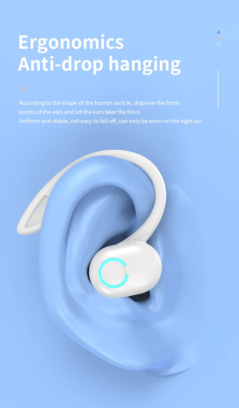 Wireless Headphones Bluetooth 5.0 Earphones With Mic Single in-Ear Sports Waterproof TWS Earbuds Bluetooth Handsfree Headset