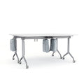 Modern Design Foldable Table With Wheels For Office For Business Meeting & Training Room Easy To Move & Store