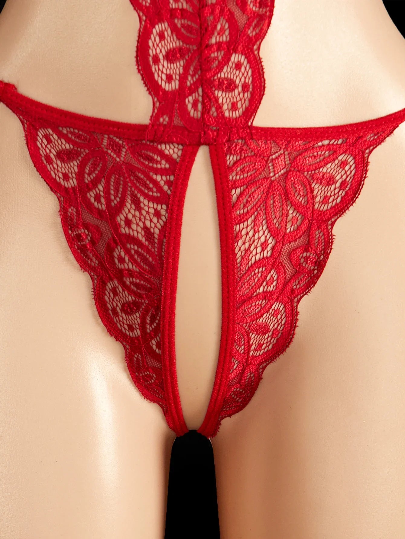 Female Sexy Lingerie Mesh Lace Floral Print Bra Set Teddy Crotchless Bodysuits For Plus Size Women Erotic Open Bra Underwear Set