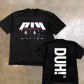 Summer Men P1Harmony 2025 DUH Same T-shirt Kpop Print Summer Short Sleeve Tee for Fans Men Women Clothing Streetwear T Shirts