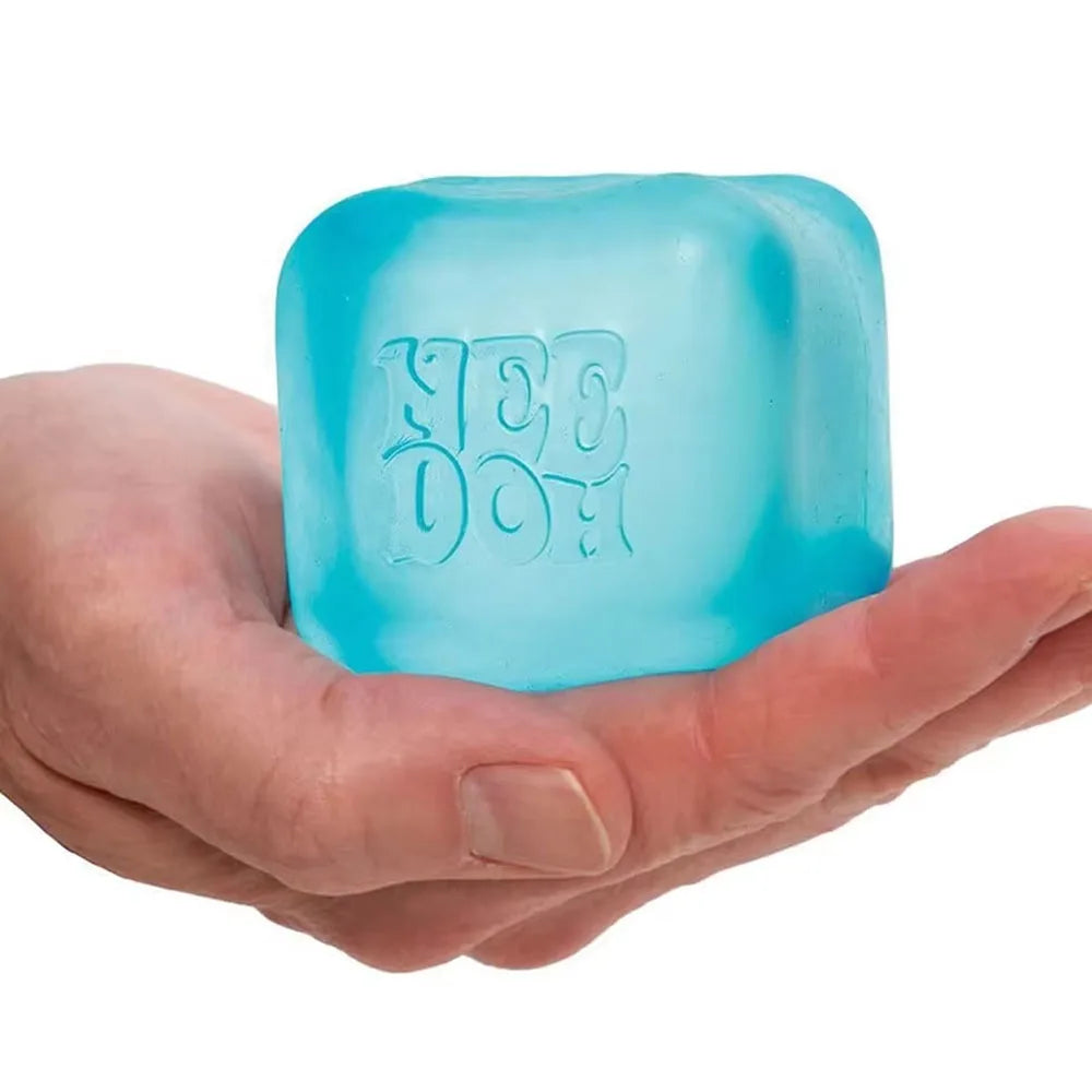 Schylling Needoh Nice Cube Sensory Fidget Cube Stress Relief Anxiety Sensory Tool for Focus ADHD & Calming Party Gifts