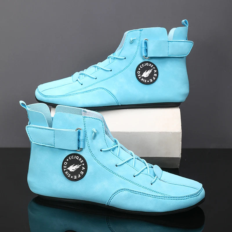 Men's Shoes Non Slip Walking Flats Comfortable Thin Bottom Lace Up Casual Shoes for Men Work Office Driving Shoes Men Footwear