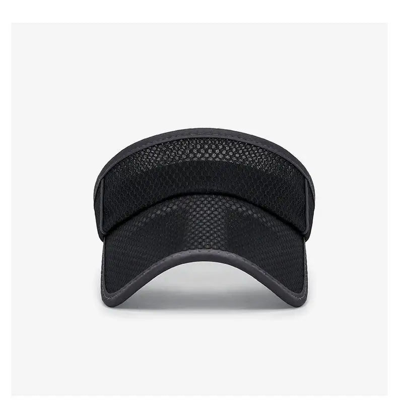 Summer Sports Sun Hats Women Hat Men's Cap Adjustable Sun Visor Uv Protection Empty Top Tennis Running Sunscreen Mesh Brim