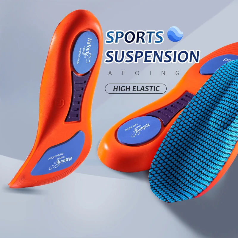 Orthopedic Insoles for Feet Sport Shock-absorbing Insole for Shoes Arch Support Plantar Fasciitis Templates Pads Men Women Sole